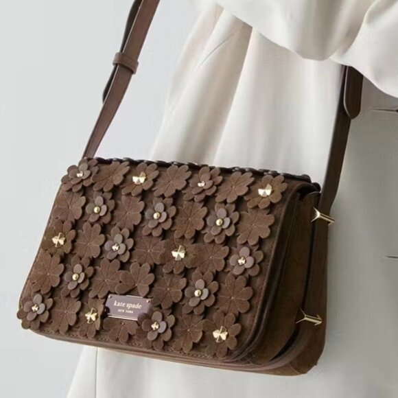 kate spade Handbags - Kate Spade New York Liv Floral Embellished Crossbody Bag